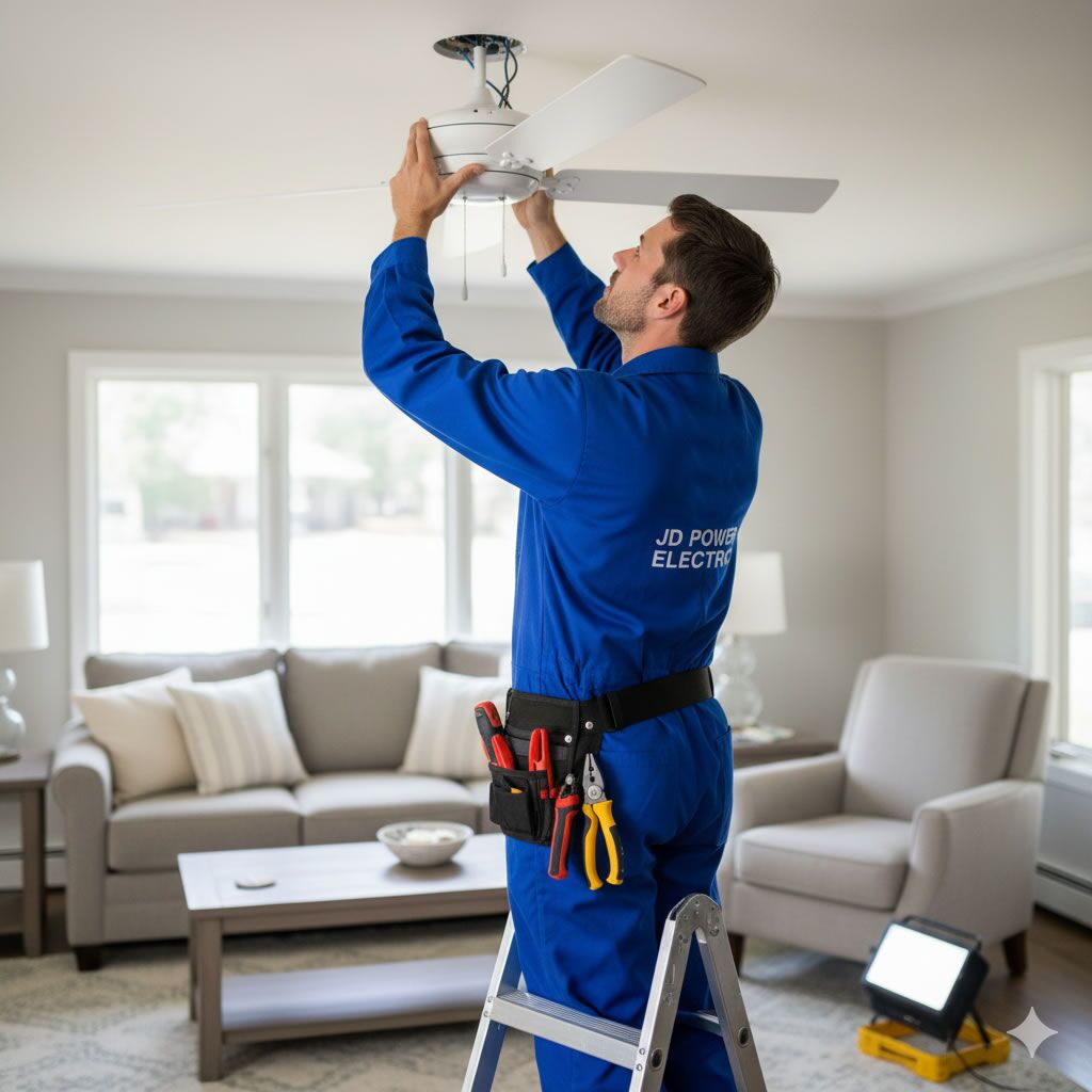 Ceiling Fan Installation Near Energy Audit photo
